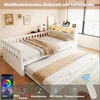 Merax Tagesbett Kinderbett 90x200cm mit Ausziehbett, Produktbild-Vorschau 4
