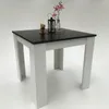 Möbel SD Esstisch Schwarz  Melamin - Weiß 80x80cm  Germany Produktbild-Vorschau 4