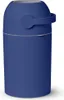 A blue diaper pail with a handle. Produktbild-Vorschau