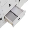 Sideboard CAMPO, Kommode Kiefer massiv, weiß lasiert, 5 Produktbild-Vorschau 7