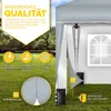 tillvex® 4X Parete laterale grigia per gazebo 3x3m e 3x6m | Anteprima dell’immagine prodotto 6
