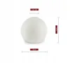 A white glass lampshade with dimensions indicated. Podgląd zdjęcia produktu