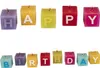OOTB Barevný blok svíček s nápisem Happy Birthday Náhled obrázku produktu 4