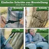 Defacto Hängematte, Stabhängematte mit Tasche, Hängeliege, Produktbild-Vorschau 4