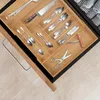 Portaposate Relaxdays, 7–9 scomparti, inserto estraibile Anteprima dell’immagine prodotto 4