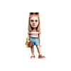 A 3D render of a stylized figurine of Max from Stranger Things, holding a skateboard. Podgląd zdjęcia produktu