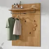 doporro Wandgarderobe, Garderobenpaneel mit 5 Haken, Produktbild-Vorschau 1