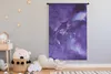 MuchoWow® Wandteppich Wandbehang Narwal - Weltraum - Farben Produktbild-Vorschau 3