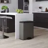 Curver Tretmülleimer Deco Rechteckig 65L Grau Produktbild-Vorschau 2