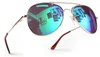 Kinder Pilotenbrille Gold Karibikblau Produktbild-Vorschau 1