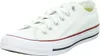A white Converse All Star low-top sneaker is shown from a side angle against a white background. Voir les images du produit