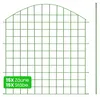 NewHabitat | 15x Teichzaun Steckzaun aus Metall Grün Produktbild-Vorschau 2