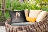 MuchoWow® Outdoor Kissen - Pferde - Halfter - Schwarz - Produktbild-Vorschau 3