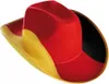 Cowboy Hut Deutschland Fussball Fanartikel schwarz-rot-gelb Produktbild-Vorschau 4