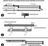 450 mm/17,72 Zoll Verstellbarer Edelstahl Kleiderstangen, Produktbild-Vorschau 5