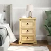 Noční stolek  53x39x66 cm z masivního borovicového dřeva Náhled obrázku produktu 3