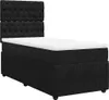 vidaXL Boxspringbett mit Matratze Schwarz 90x190 cm Samt Produktbild-Vorschau 1