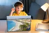 MuchoWow® Laptop Aufkleber Sticker Cover Blau - Küste - Produktbild-Vorschau 3