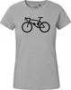 Huuraa Damen T-Shirt Bike Fahrrad XL Sport Grey Bio Produktbild-Vorschau 2