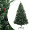 Design New Künstlicher Weihnachtsbaum Klappbar mit Roten Produktbild-Vorschau 1