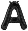 Folienballon Buchstabe A, schwarz, ca. 40 cm, für Produktbild-Vorschau 1
