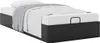 vidaXL Lit ottoman sans matelas noir 80x200 cm similicuir Voir les images du produit 4