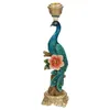 Kerzenhalter - Pfau Multi - 29 cm Produktbild-Vorschau 2