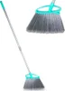 A broom with a telescopic handle shown against a white background. Voir les images du produit