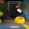 AREBOS doccia solare 40L con termometro doccia a mano e Anteprima dell’immagine prodotto 6
