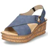 Rieker Damen Sandalen Plateau Keilabsatz 68184, Größe:38 Produktbild-Vorschau 43