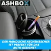ASHBOX Popelník do auta s víkem LED světlo pro držák nápojů Náhled obrázku produktu 3