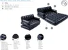 Sofa dmuchana, czarny materac, rozkładany fotel, Air Bed Podgląd zdjęcia produktu 55