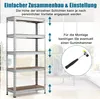 COSTWAY Lagerregal mit 5 verstellbare Ablagen, Produktbild-Vorschau 5