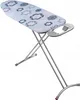 A folding ironing board with a patterned cover is shown against a white background. Produktbild-Vorschau