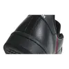 Close-up view of the heel and side of a black Adidas sneaker. Anteprima dell’immagine prodotto