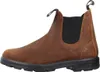 A side view of a brown suede Blundstone boot. Voir les images du produit