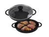 HausRoland Grillpfanne 30 cm mit Glasdeckel, Produktbild-Vorschau 1