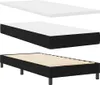 vidaXL Lit boxspring avec tête de lit noir 90 x 200 cm Voir les images du produit 5