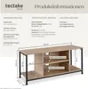 tectake® TV-Regal Austin 110 x 40 x 50,5 cm Produktbild-Vorschau 5