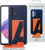 A Samsung phone case with a strap is displayed next to its packaging. Náhľad obrázku produktu