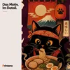 Zwarte Kat Ramen Noodles, Japanse stijl, Y2K manga hoodie, Productafbeelding-voorbeeld 4