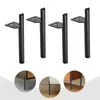 4er set moderne Möbelfüße metall 18 cm schwarz DIY metall Produktbild-Vorschau 9