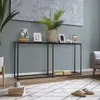 Kondela Konzolový stolek Busta - tmavě šedý / grafitový / Náhled obrázku produktu 16