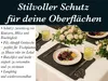 4-Teiliges Set aus Filz Tischuntersetzer Tischset Produktbild-Vorschau 15