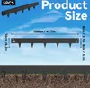 LZQ Rasenkante Metall 106x16 cm – 5 Stück (5 m), Flexibel Produktbild-Vorschau 2