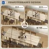 HOMCOM Esstisch ausziehbar 180-260 x 90 cm Küchentisch für Produktbild-Vorschau 4