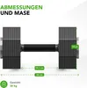 Tunturi Rapid Verstellbare Kurzhantel – Einzelsatz 36 kg – Produktbild-Vorschau 5