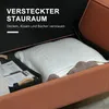 HOMCOM Sofa 2 Sitzer klein Couch mit Armlehne, Stauraum für Produktbild-Vorschau 4