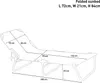 Aluminium pliable jardin plage chaise longue Seychelles - Voir les images du produit 8
