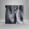 Bilder auf glas - Einteilig - Farbe Pinsel Schwarz - Produktbild-Vorschau 3